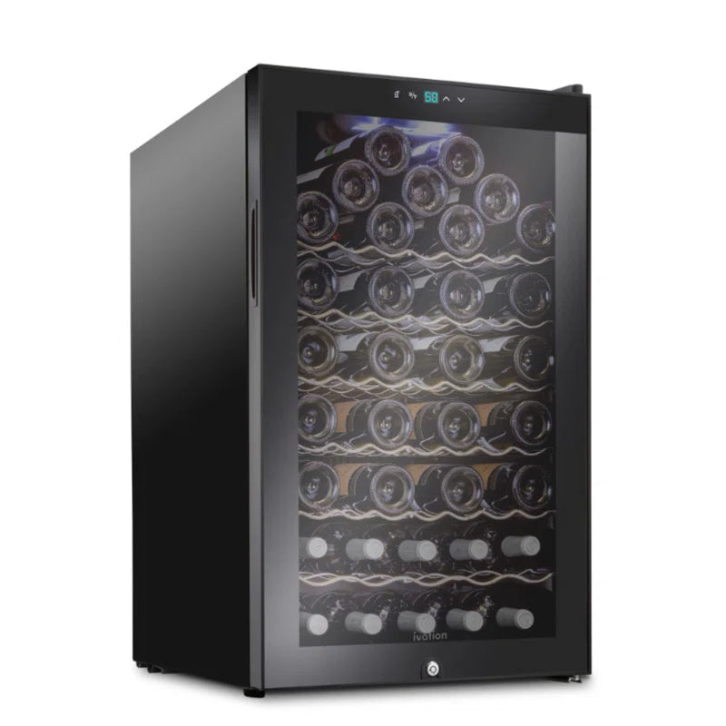 Single Zone 19.5'' Freestanding 51 Bottle Wine Refrigerator