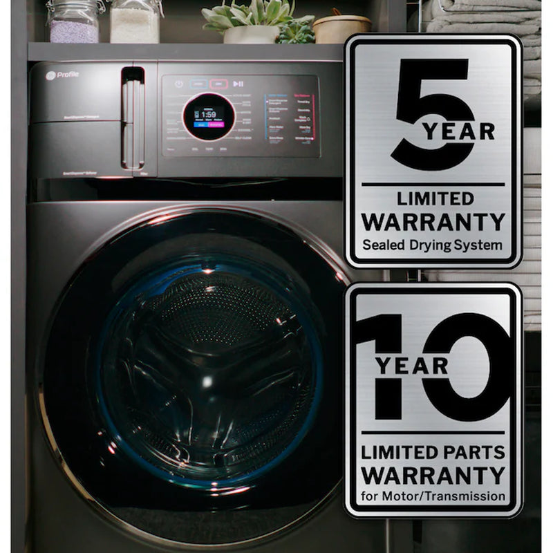 Profile 4.8-Cu Ft Capacity Carbon Graphite Ventless All-In-One Washer/Dryer Combo ENERGY STAR