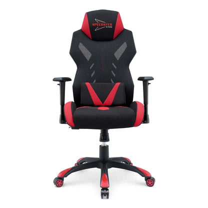 Speedster Modern Mesh Fabric Gaming Computer Chair in Black/Red