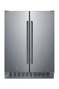 24" French Door Refrigerator 3.78 Cu. Ft. Refrigerator-Freezer