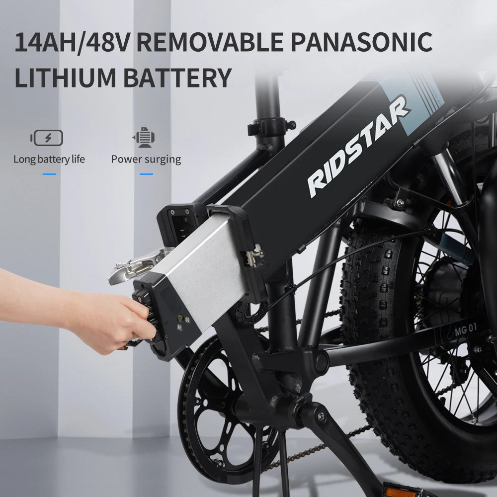 -H20 Mountain Electric Bicycle for Adults, EBIKE, Urban Commuting Bikes, 48V, 15Ah, 45Km, H 20, 1000W