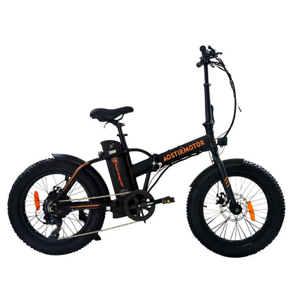 A20 Folding Ebike 500W Electric Mountain Bike 20Inch 4.0 Fat 36V 13Ah Removable Battery Beach Bicycle for Adult