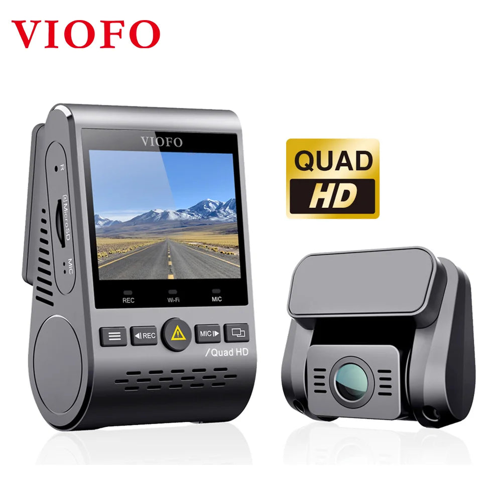 A129 plus Duo Car DVR Dash Cam with Rear View Camera Car Video Recorder Quad HD Night Vision Sony Sensor Dashcam with GPS