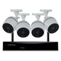 8-Channel Wireless 1080P Full HD 2MP 2TB Hard Drive Surveillance System with 4 Audio Cameras