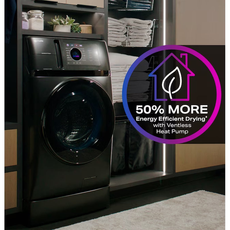 Profile 4.8-Cu Ft Capacity Carbon Graphite Ventless All-In-One Washer/Dryer Combo ENERGY STAR