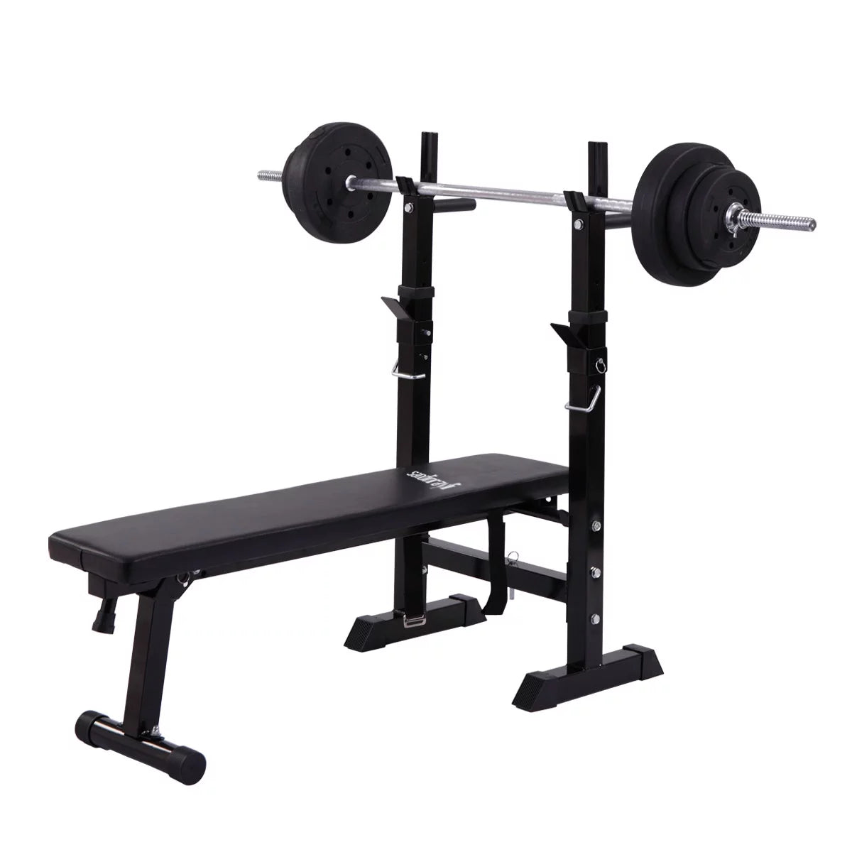 Foldable Bench Press Bench, Workout Bench for Home Gym, Adjustable Weight Bench, 22.8 Width