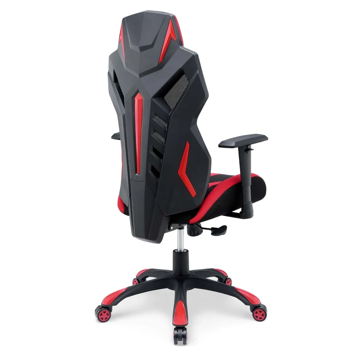 Speedster Modern Mesh Fabric Gaming Computer Chair in Black/Red