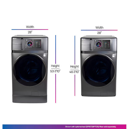 Profile 4.8-Cu Ft Capacity Carbon Graphite Ventless All-In-One Washer/Dryer Combo ENERGY STAR